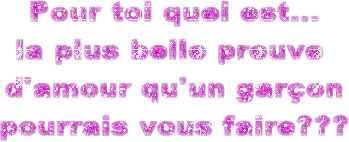 pour les meuf ET les mec